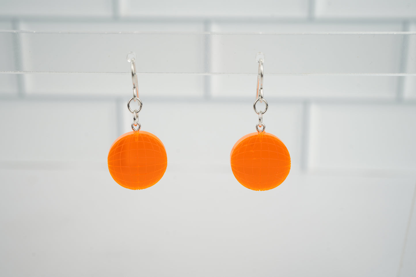 Disco Dangle Earrings - Neons