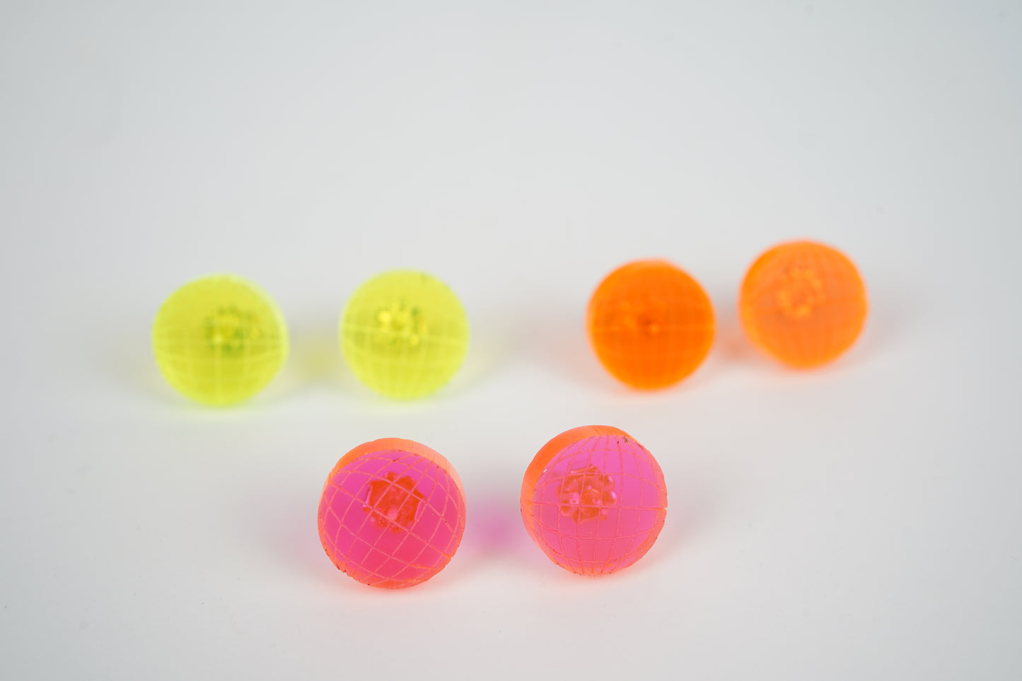 Disco Stud Earrings- Neons