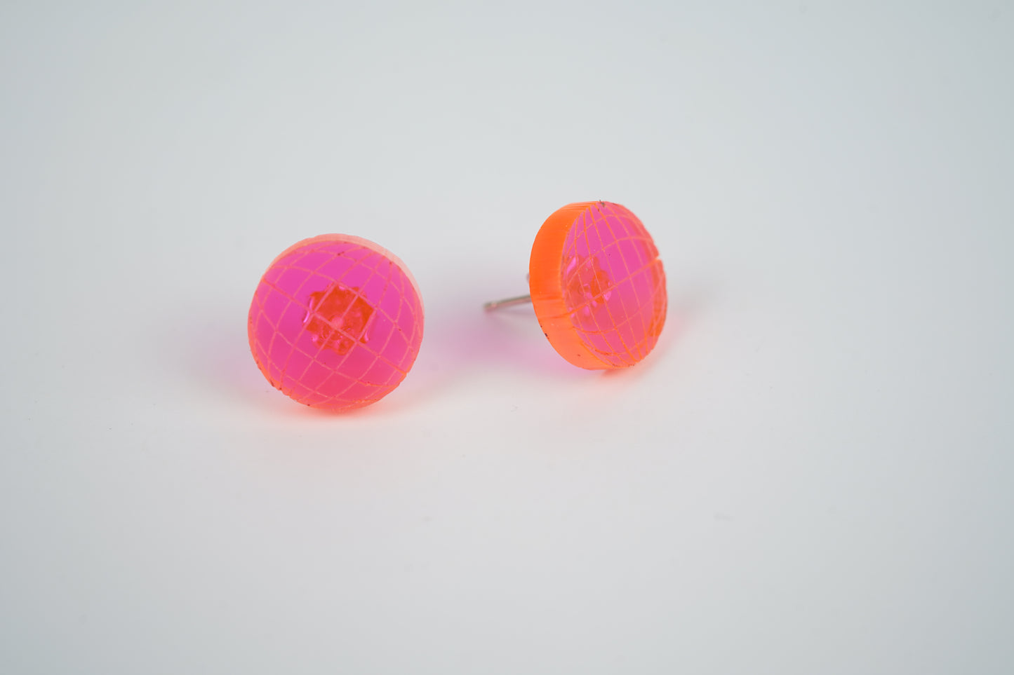 Disco Stud Earrings- Neons