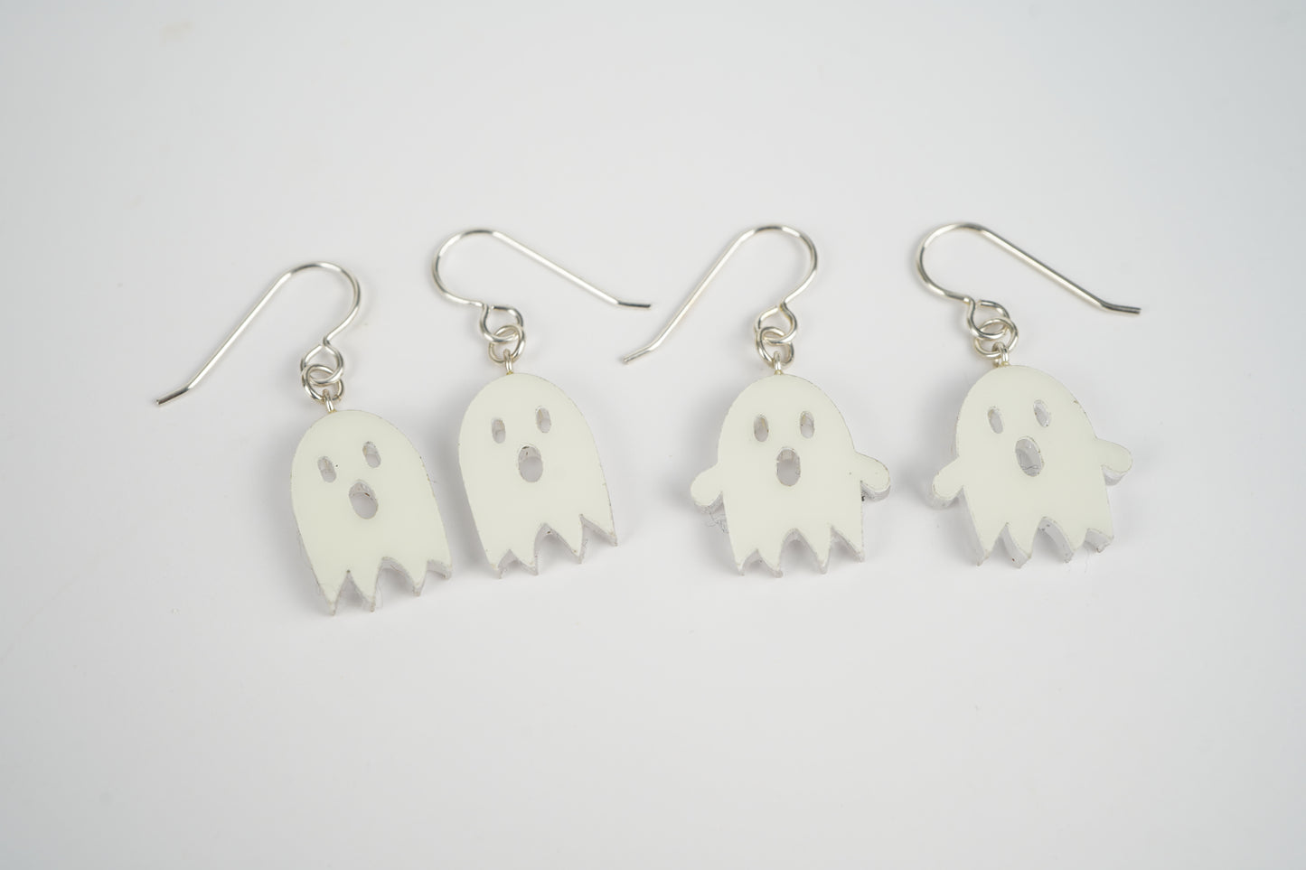 Glow in the Dark Ghost Dangle Earrings