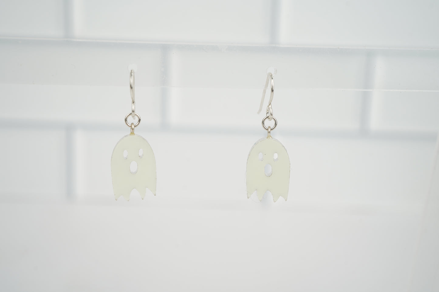 Glow in the Dark Ghost Dangle Earrings