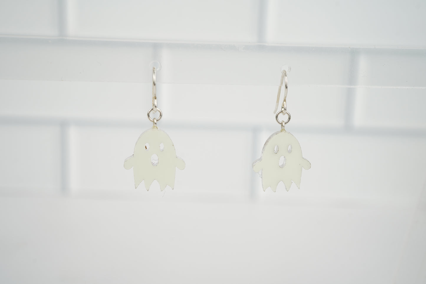 Glow in the Dark Ghost Dangle Earrings